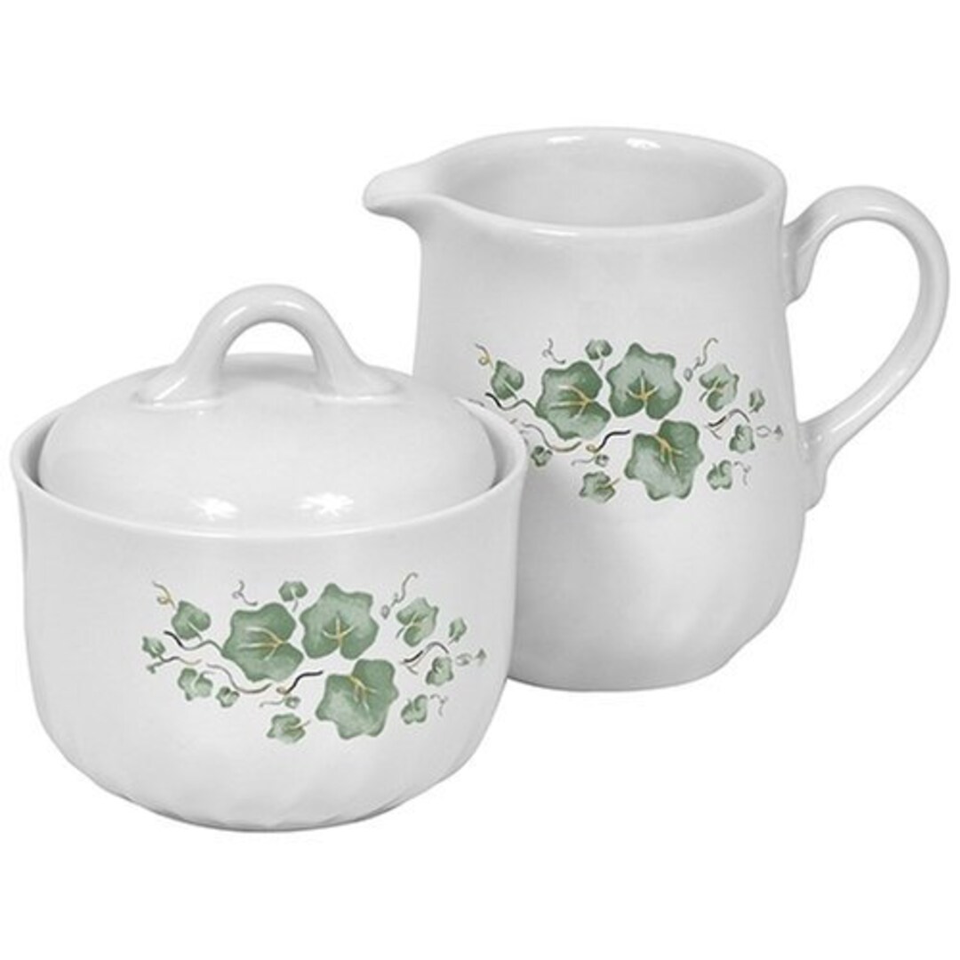 Corelle Cream & Sugar Set Callaway Etsy