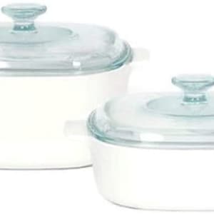 4 piece Stovetop safe Casserole Set. Brand New.