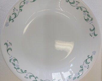 Corelle 1-QT COUNTRY COTTAGE Serving Bowl PATTERN or BANDS Green Blue Hearts NEW Corelle 1-QT COUNTRY COTTAGE Serving Bowl PATTERN or BANDS Green Blue Hearts NEW