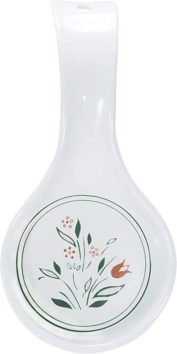 Kitchen Utensils & Gadgets Country Cottage Porcelain Spoon Rest Corelle