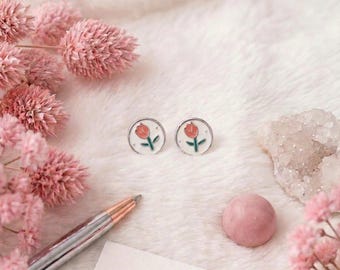 Leuke bloemsieraden sierlijke natuur bloemen oorbellen handgemaakte lente boeket oorbel plantensieraden bloem minnaar cadeau
