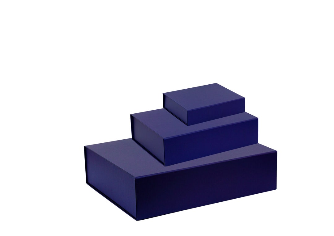 Small Navy Blue Box, Gift Boxes, FREE SHIPPING JANUARY Etsy