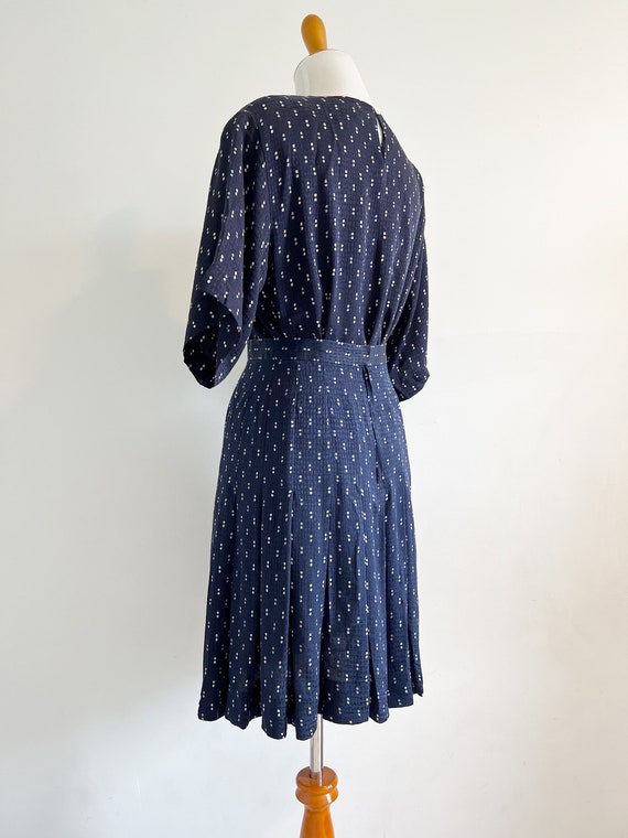 Vintage 1980s Anne Klein Silk Top Skirt Set Two P… - image 2
