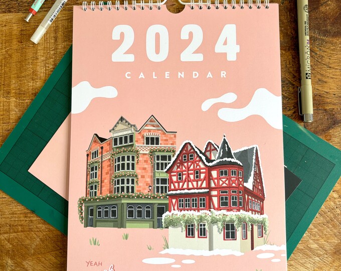 2024 Calendar, 2024 Travel Calendar, 2024 Wall Calendar, 2024 Calendar