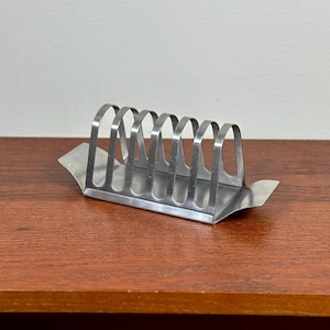 Mid Century Stainless Steel Toast Rack