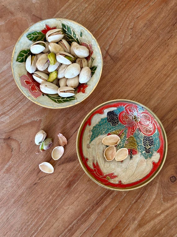 ヴィンテージのフェスティバル用真鍮ボウル 2 個セット。 - Etsy 日本