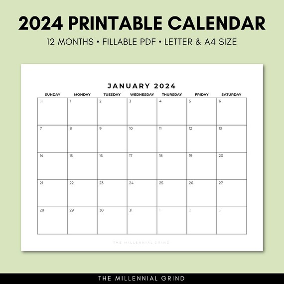 2025 Blank Calendar Printable Pdf 2025 Movies Declan Tate