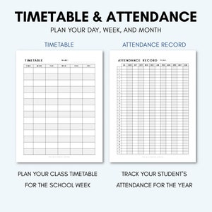 Homeschool Planner Homeschool Printables Editable PDF Homeschool Planner Printables Homeschool Template Secular Homeschool image 5