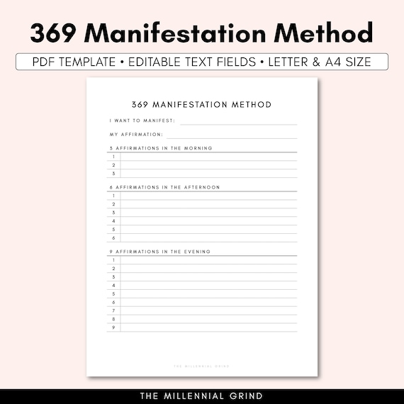 369 Manifest Journal 369 Manifestation Journal 369 Method 369 Manifestation  Method 369 Journal Tablet 369 Manifestation 