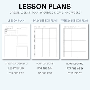 Homeschool Planner Homeschool Printables Editable PDF Homeschool Planner Printables Homeschool Template Secular Homeschool image 3