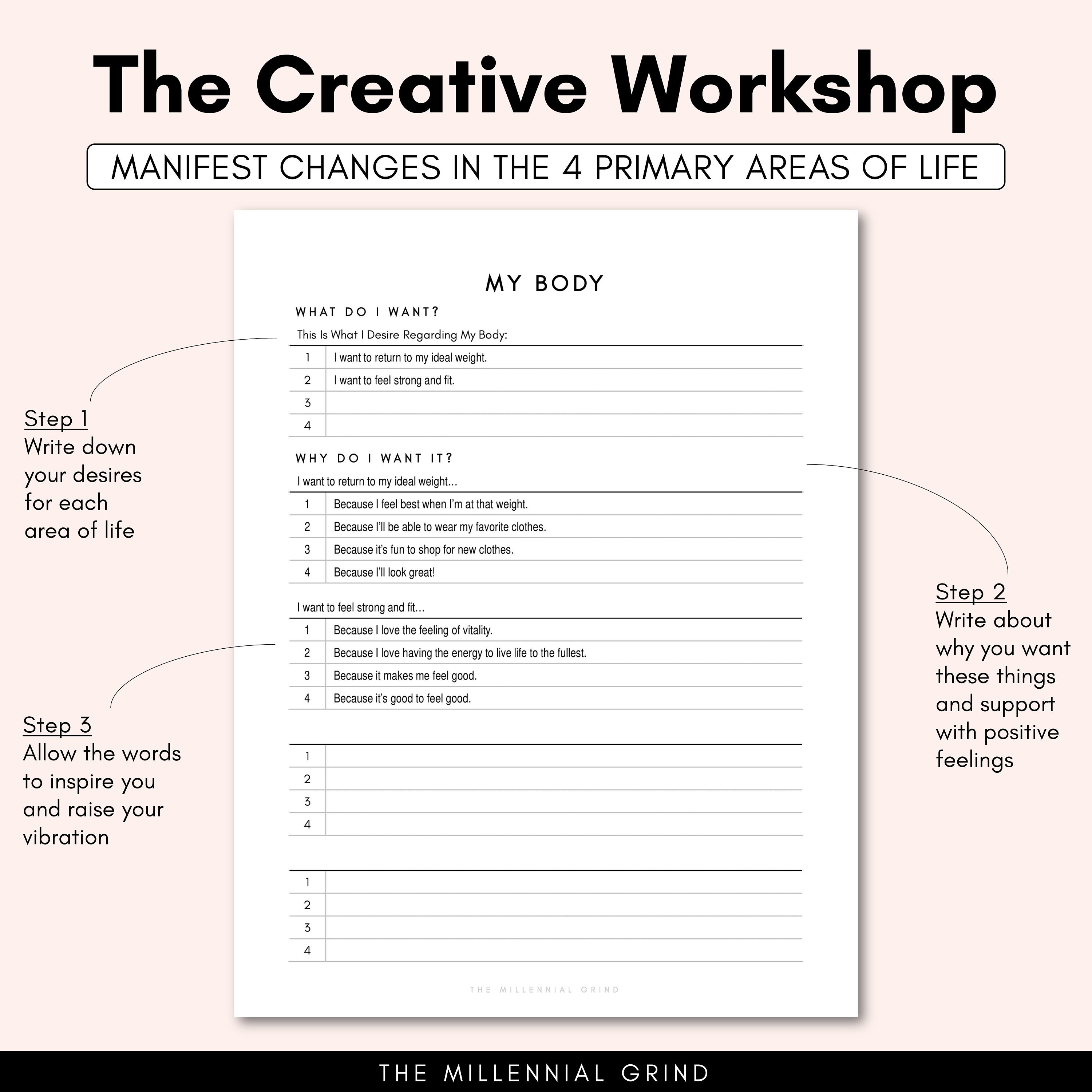 Creative Abraham Hicks Law of Attraction Planner Etsy Canada