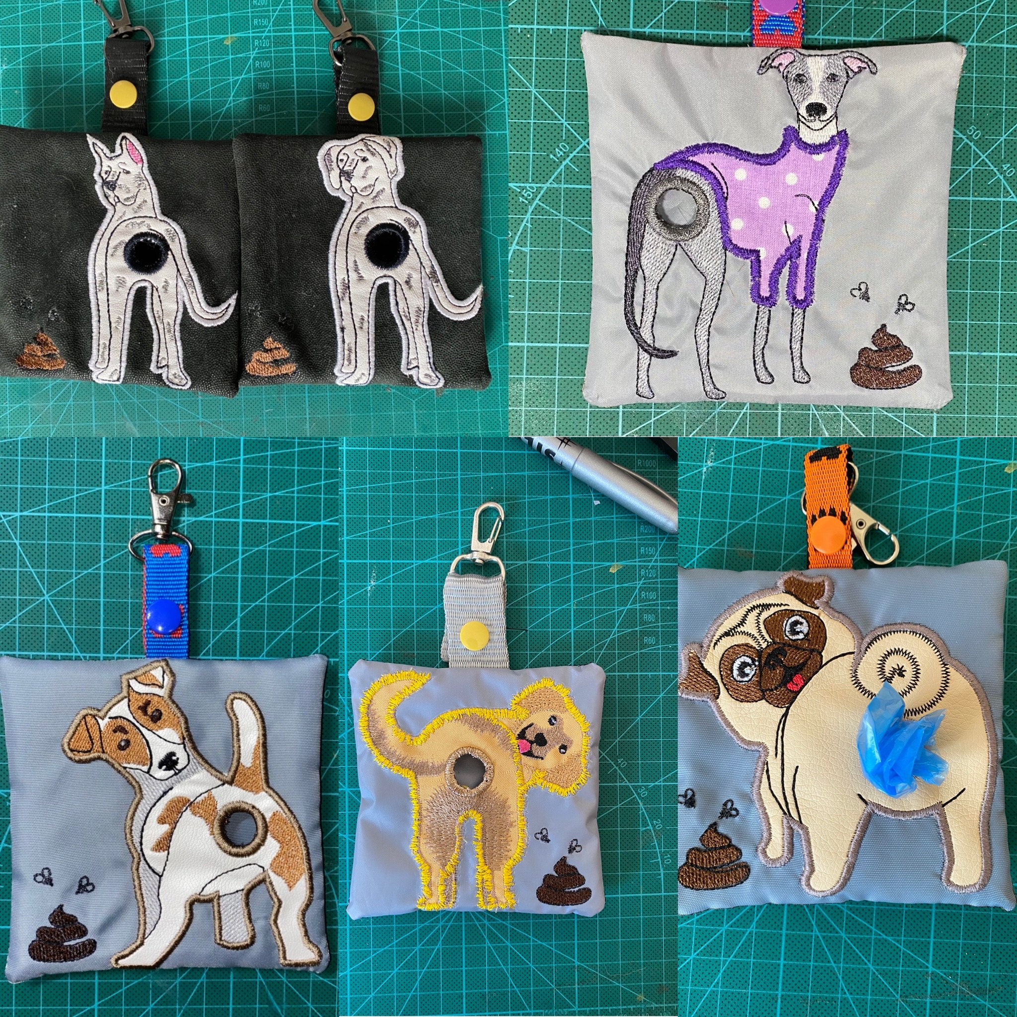 Digital Pattern. ITH Poop Bag Dispenser Machine Embroidery Etsy UK