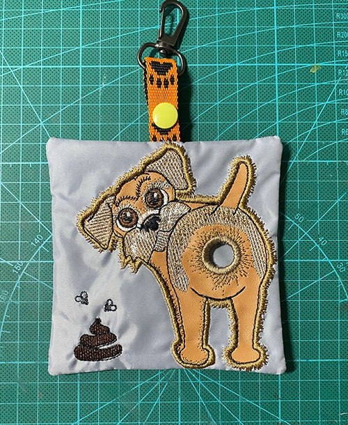 ITH Poop Bag Dispenser Machine Embroidery Design. Dog Poop Bag Etsy UK
