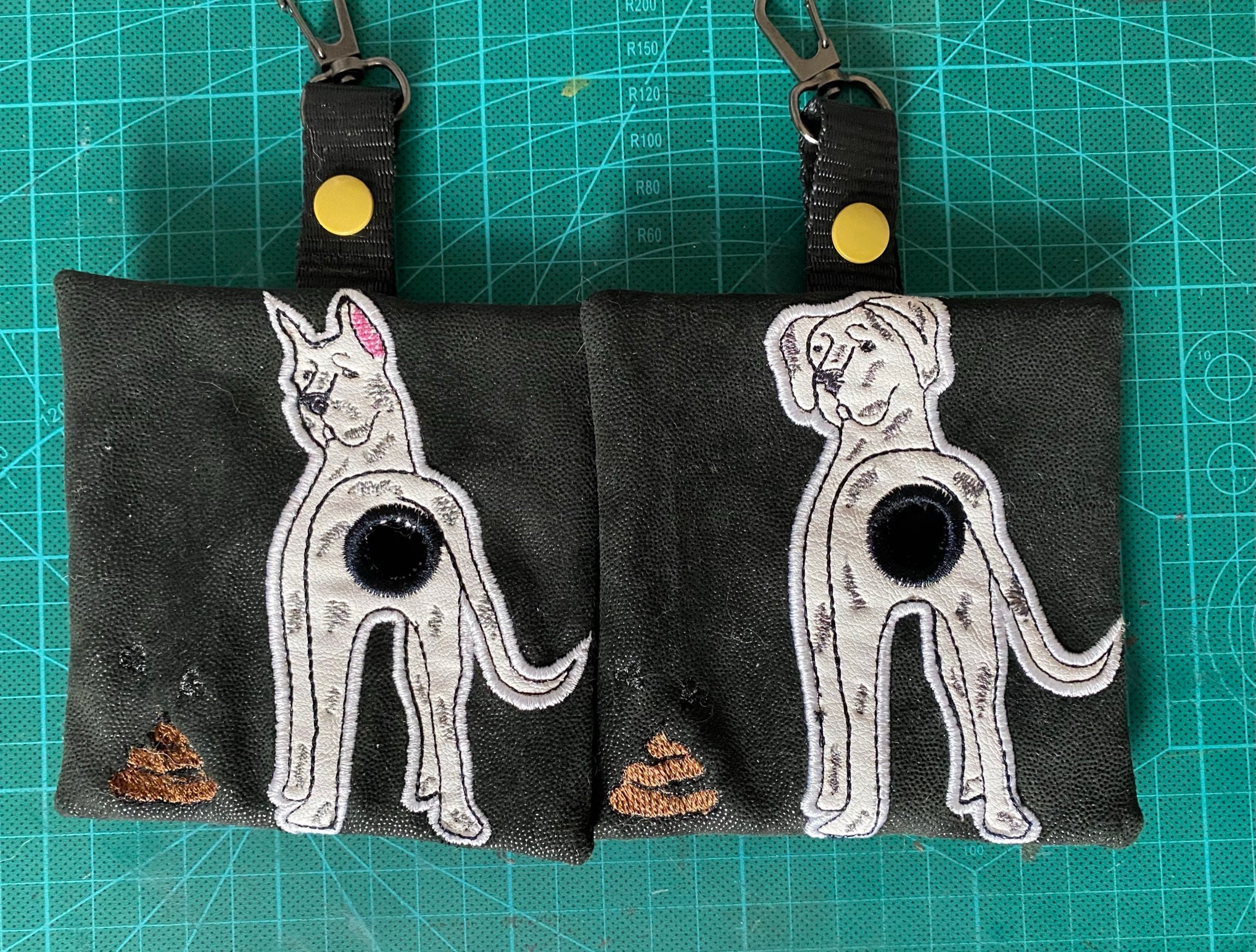 ITH Poop bag dispenser machine embroidery design. Dog poop bag Etsy