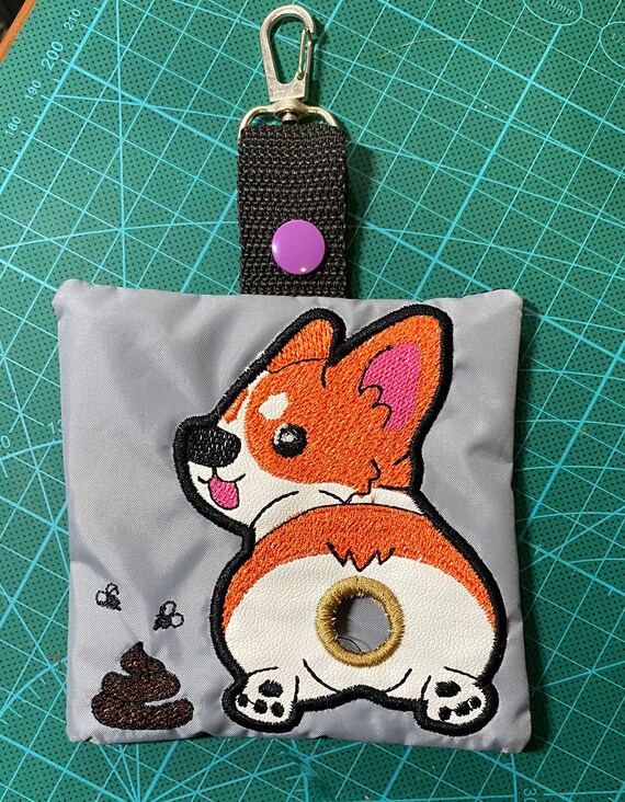 ITH Poop bag dispenser machine embroidery design. Dog Etsy