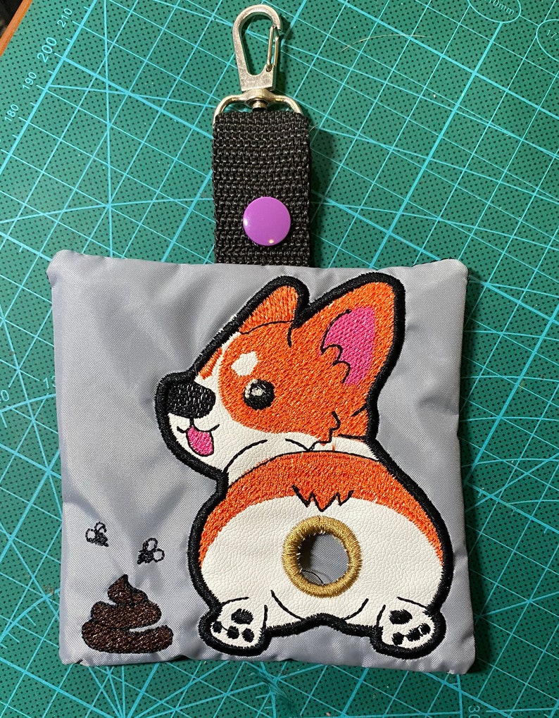 ITH Poop bag dispenser machine embroidery design. Dog Etsy