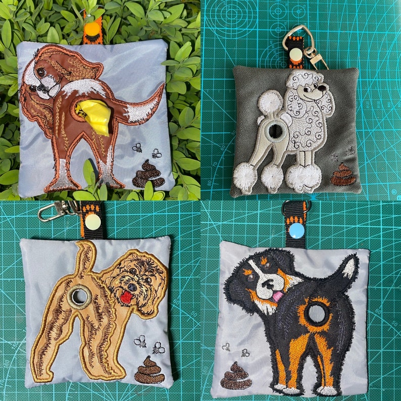 Digital Pattern. ITH Poop Bag Dispenser Machine Embroidery Etsy