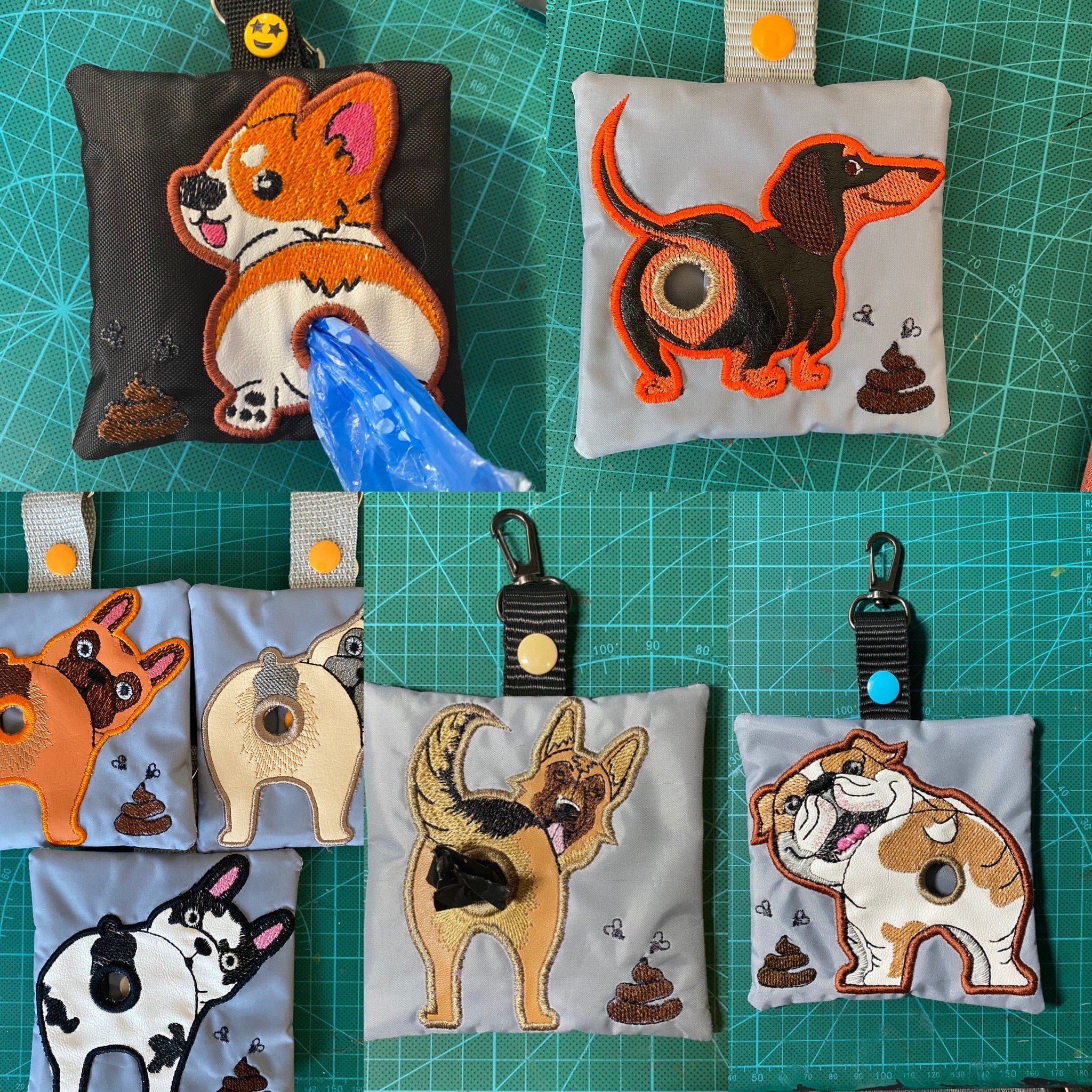 Digital Pattern. ITH Poop Bag Dispenser Machine Embroidery Etsy UK