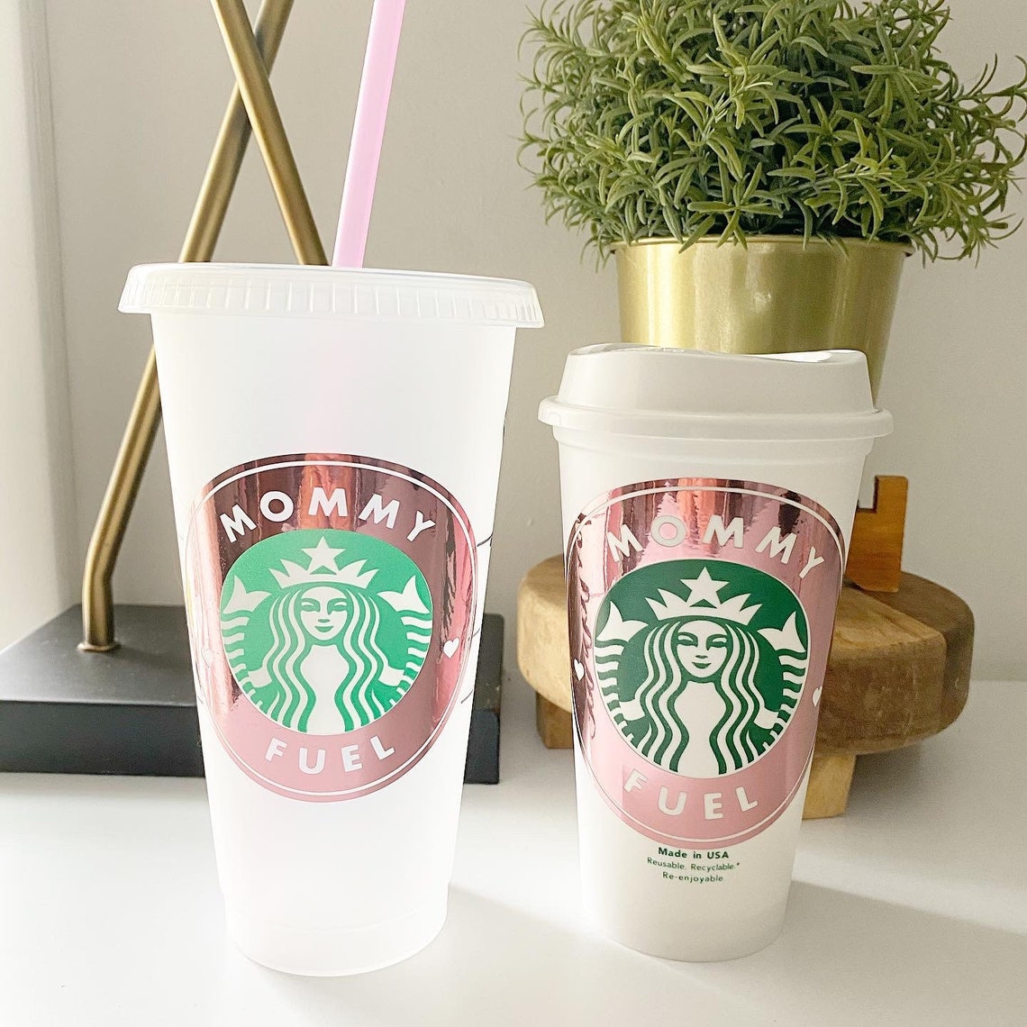 Add on colorful straws reusable straw Starbucks Cup Etsy