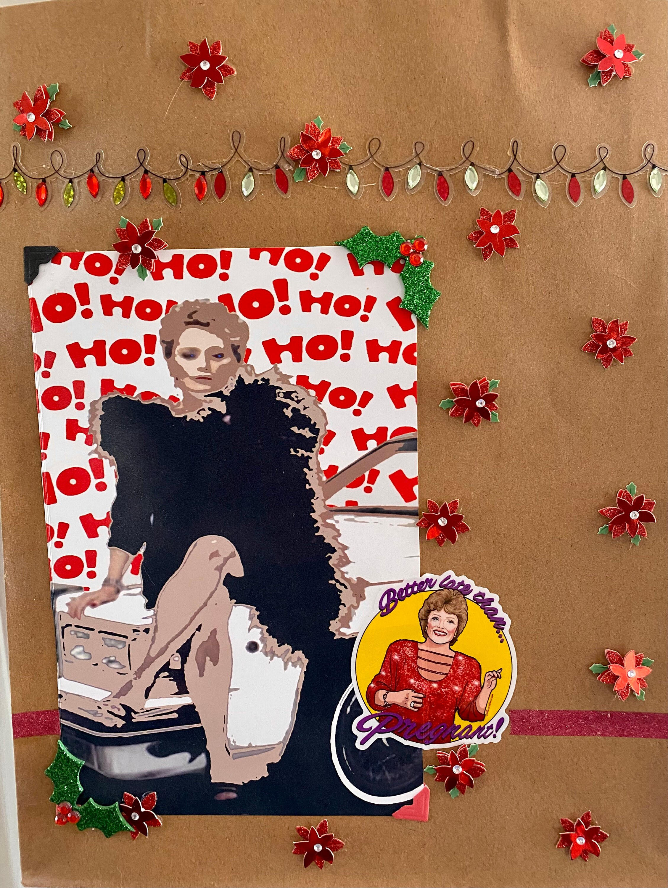BLANCHE DEVEREAUX themed large XMAS bag