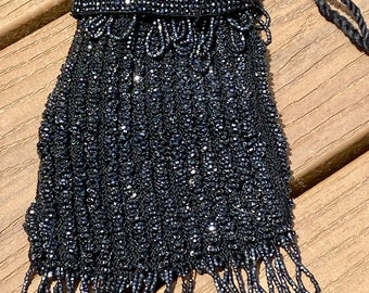Antique beaded handbag