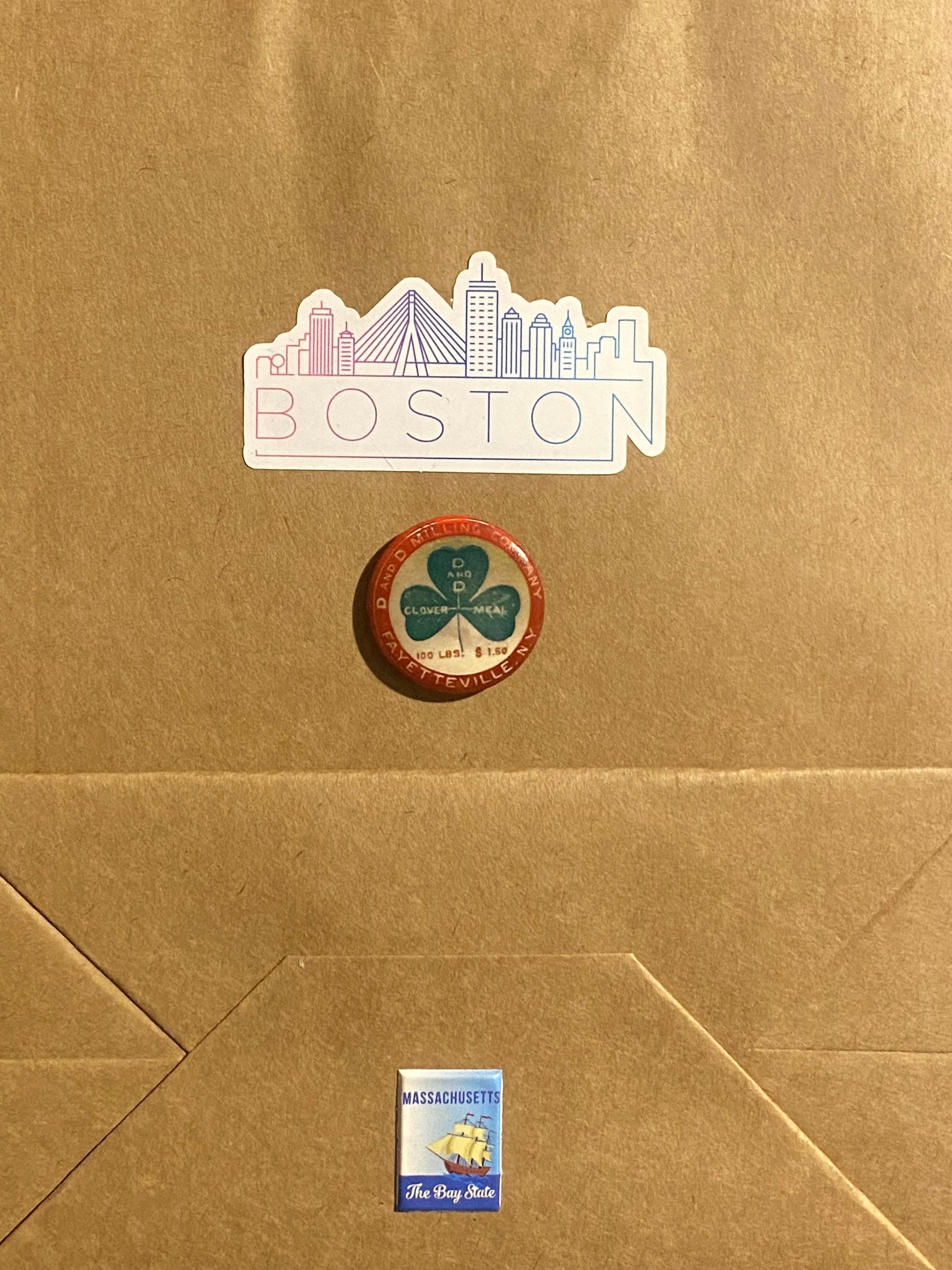 Boston themed gift bag Etsy