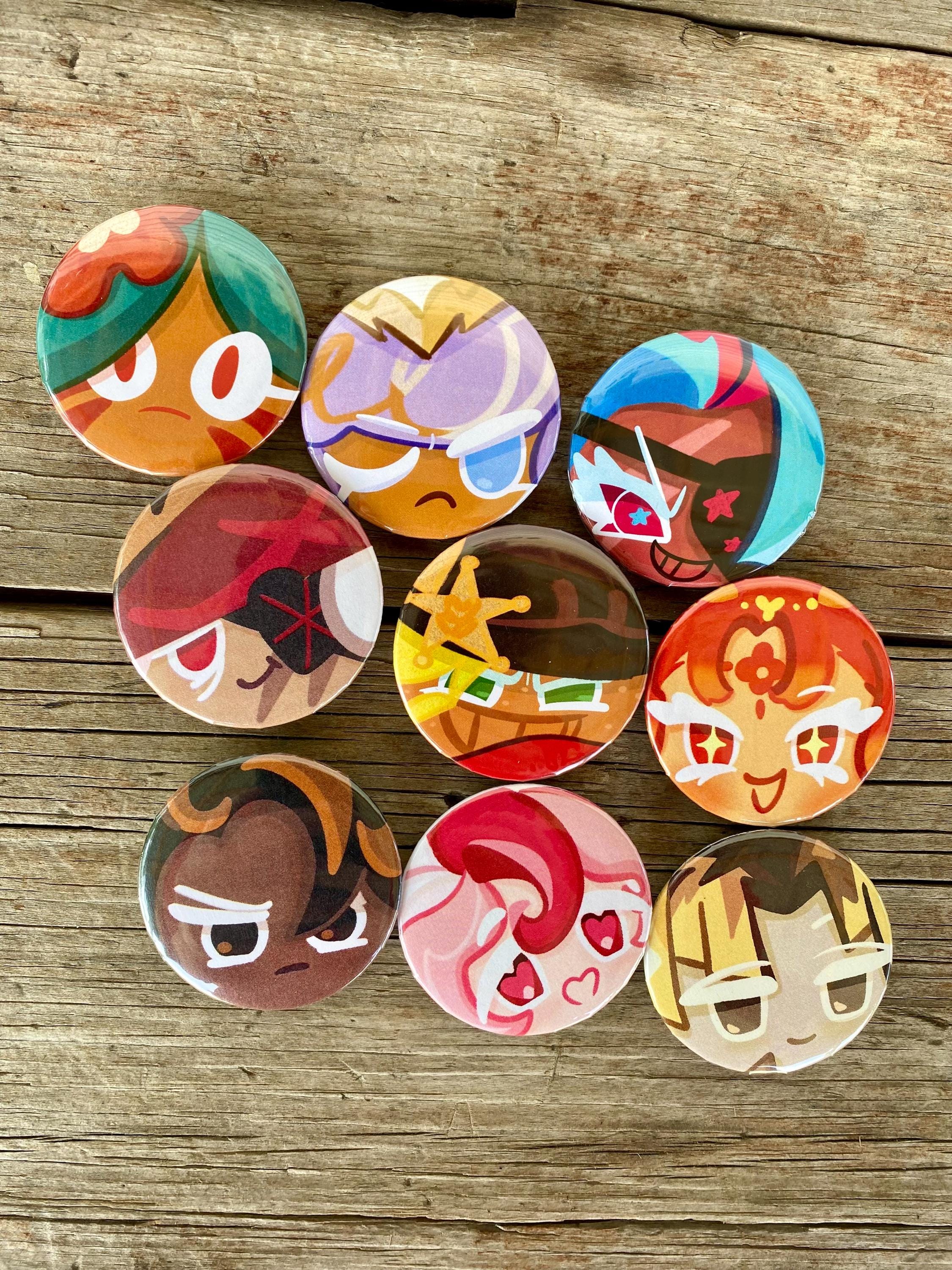 Spilla A Bottone (pin) Ufficiale Cookie Run Kingdom &ndash; Personaggio Casuale &ndash; 1 Pezzo