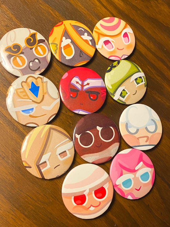 Cookie Run Kingdom [BUTTONS] Defense Cookies - Etsy