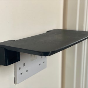 Power Socket Shelf For Charging And Storage