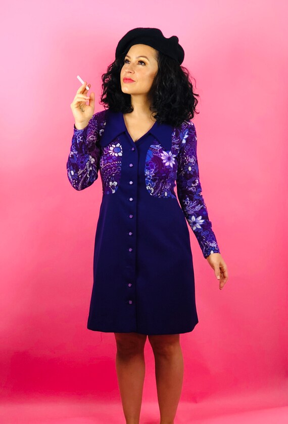 70s Flower Power Dress