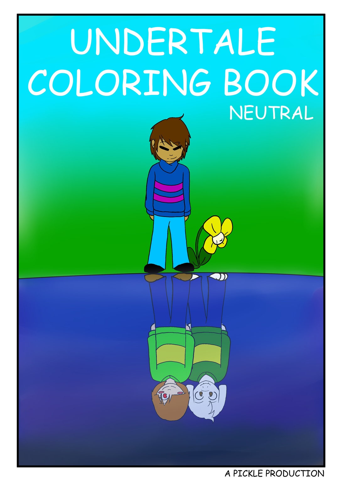 Undertale Coloring Book Neutral small Etsy
