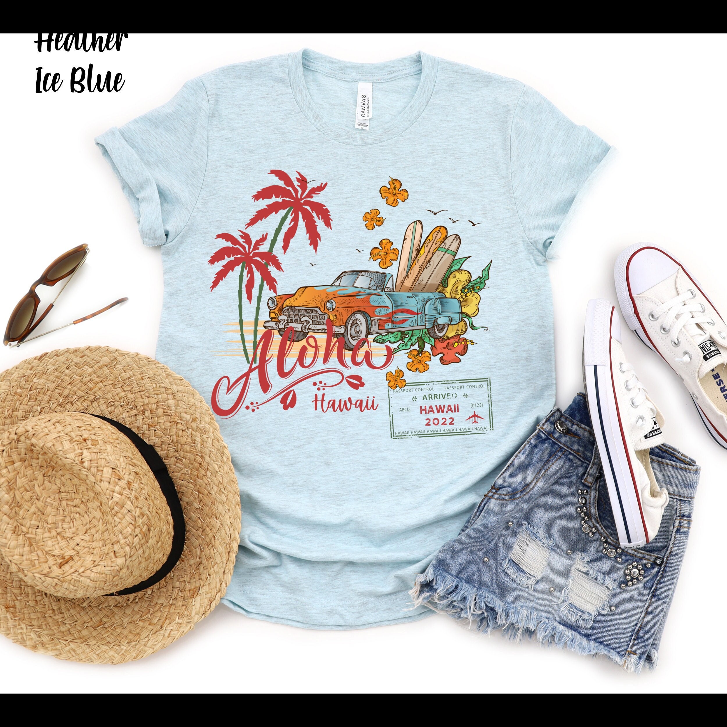 Shirts Hawaii T Shirt Hawaiian | Etsy 