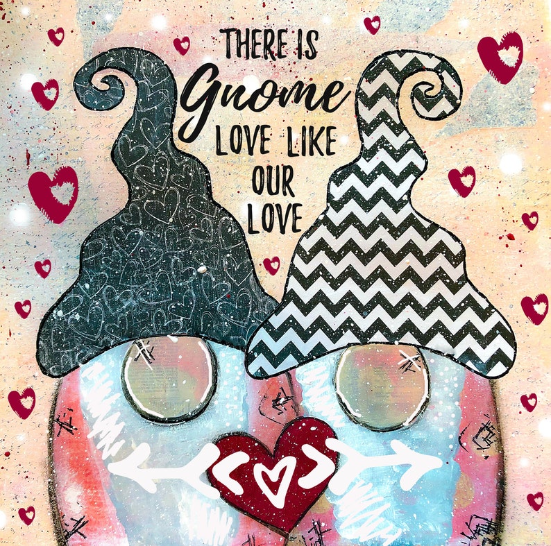 Valentine gnomes there is gnome love like our love  etsy Valentine gnomes there is gnome love like our love  etsy