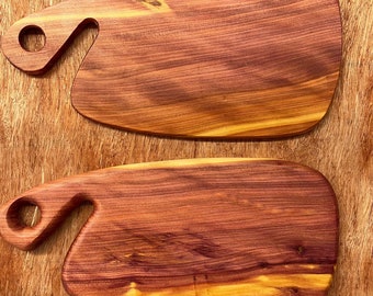 Tabla de charcutería de cedro artesanal "tamaño personal"