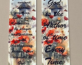 Marcapáginas impreso Filipenses 4:6