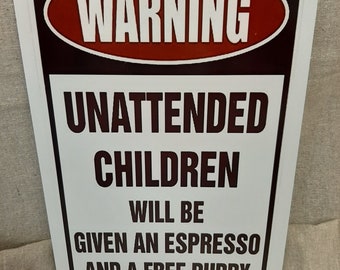 Señal de sublimación de advertencia 8x12