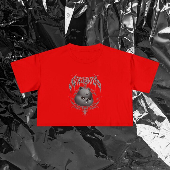 Han Quokka Stray Kids Evil SKZOO Cropped Graphic Tee - Etsy