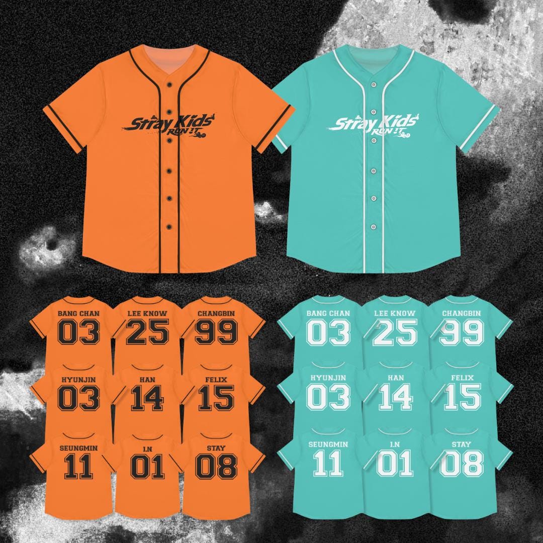 Baseball Jersey Stray Kids - Etsy