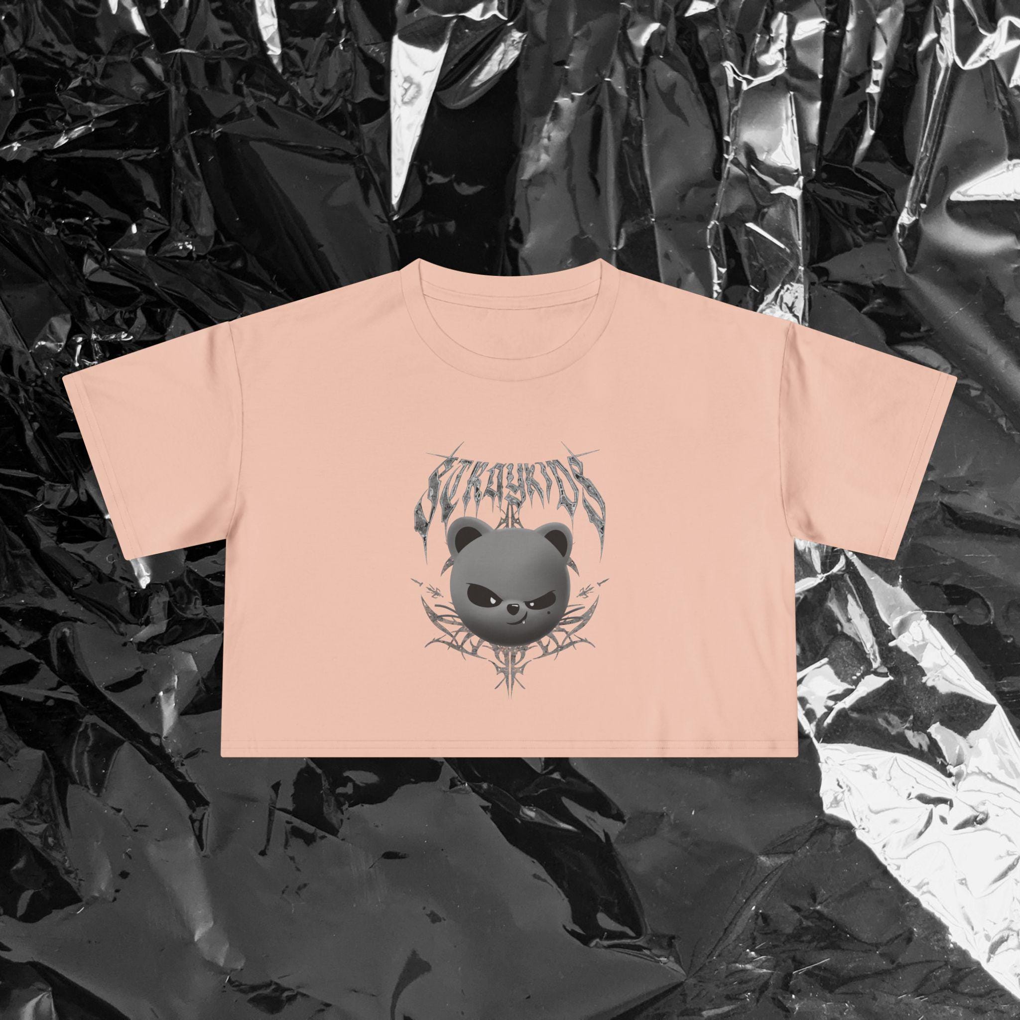 Hyunjin Jiniret Stray Kids Evil SKZOO Cropped Graphic Tee - Etsy