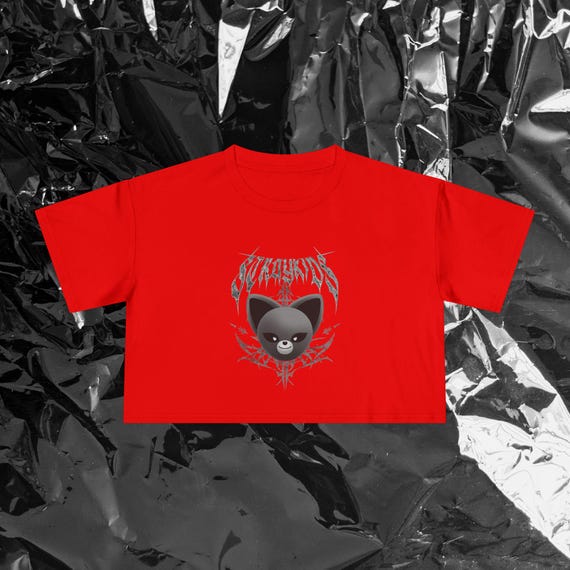 I.N Foxi.ny Stray Kids Evil SKZOO Cropped Graphic Tee - Etsy
