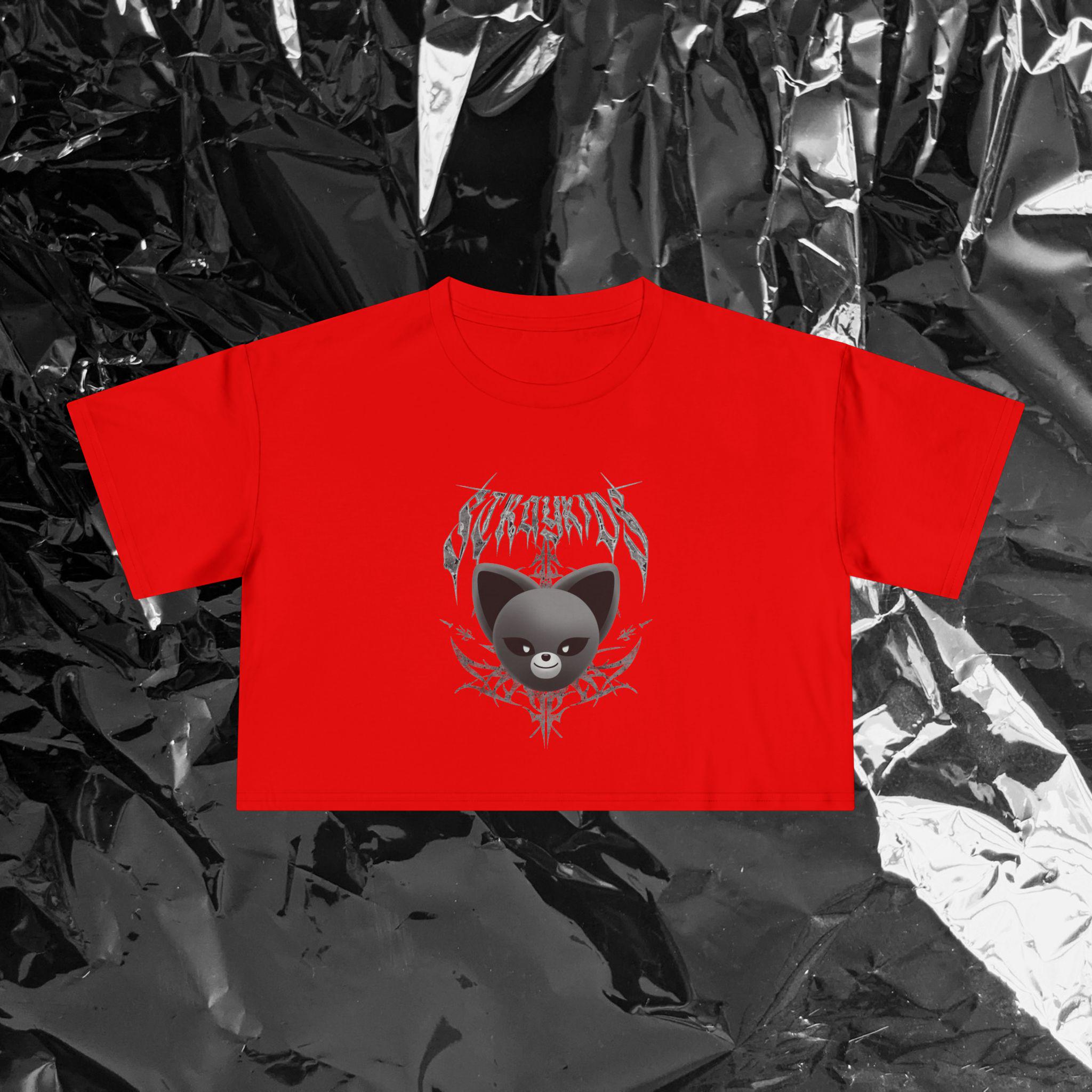 I.N Foxi.ny Stray Kids Evil SKZOO Cropped Graphic Tee - Etsy