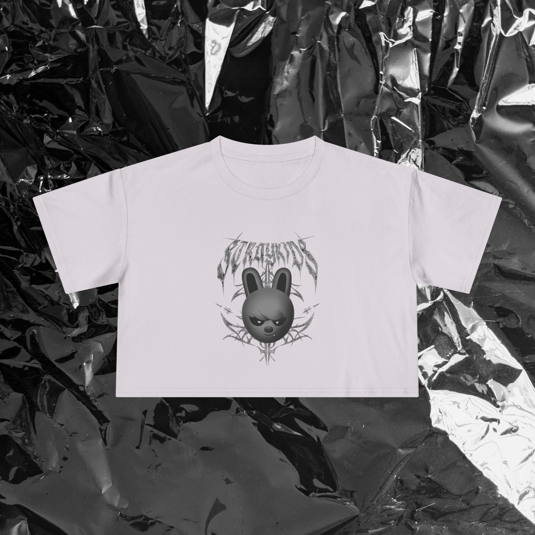 Changbin Dwaekki Stray Kids Evil SKZOO Cropped Graphic Tee - Etsy