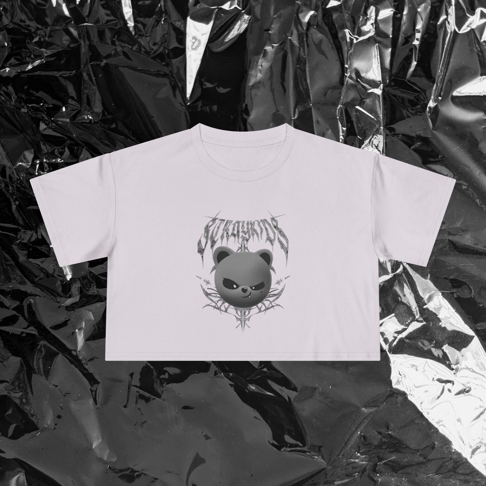 Hyunjin Jiniret Stray Kids Evil SKZOO Cropped Graphic Tee - Etsy