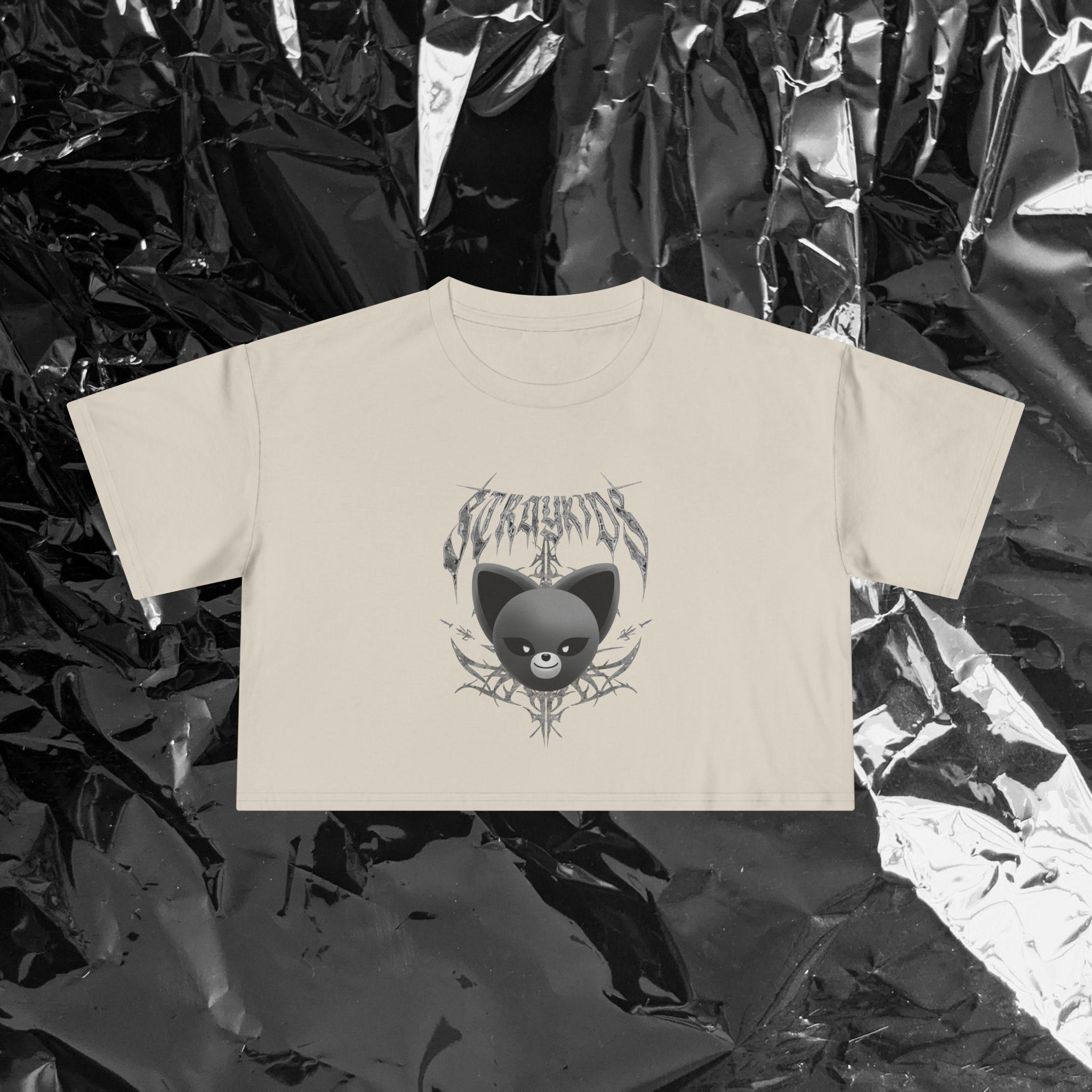 I.N Foxi.ny Stray Kids Evil SKZOO Cropped Graphic Tee - Etsy