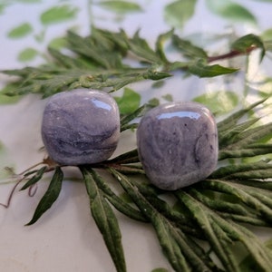 Faux Marble Polymer Clay Gemstone Stud Earrings