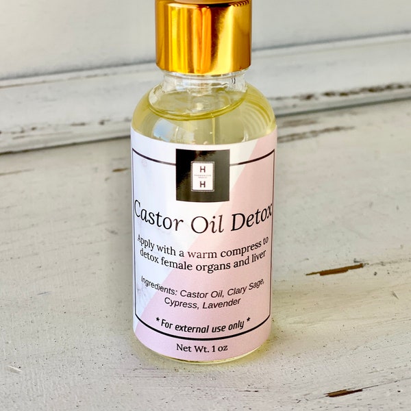 Castor Oil Detox | Organic | Essential Oil Blend | Essential Oils | Liver