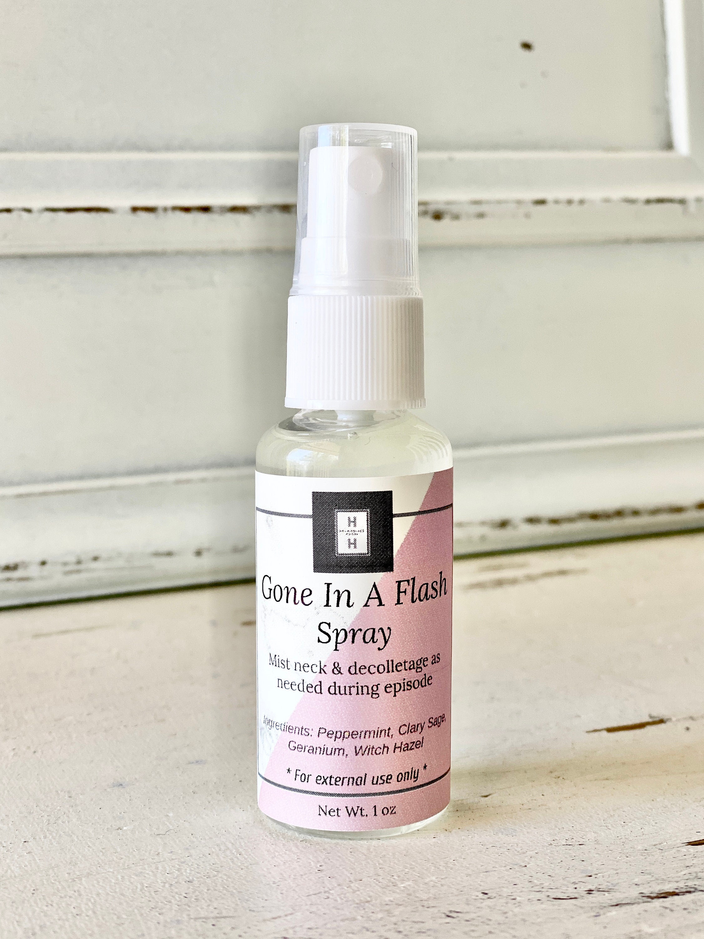 Gone In A Flash Spray Hot Flashes Menopause Hot Flash Etsy