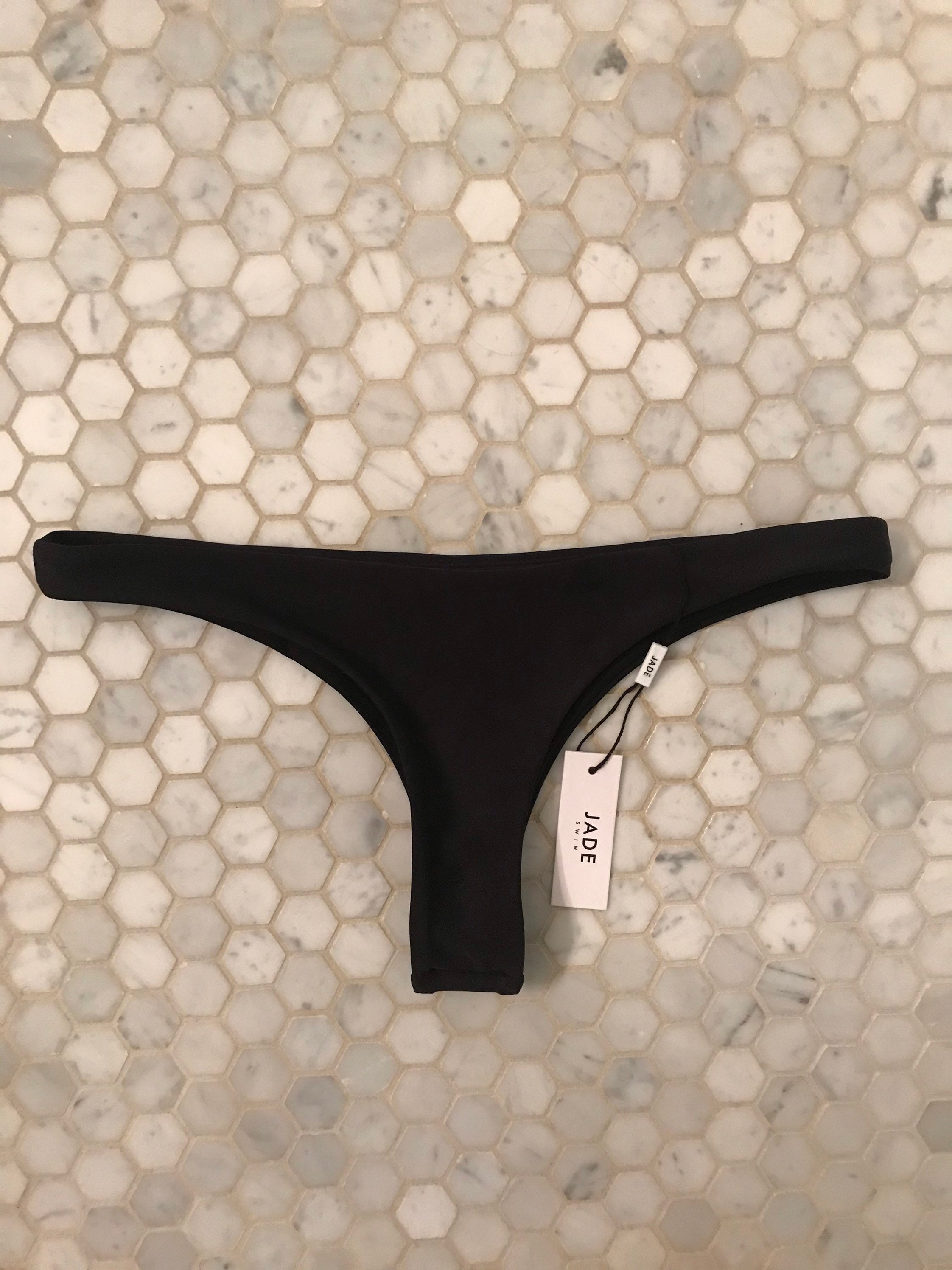 Jade Swim black bikini bottoms. NWT Etsy