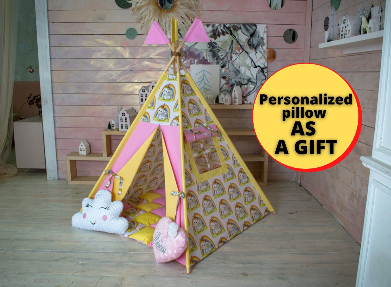 Teepee for Girls kids teepee tee pee tent tipi tipi tent Etsy