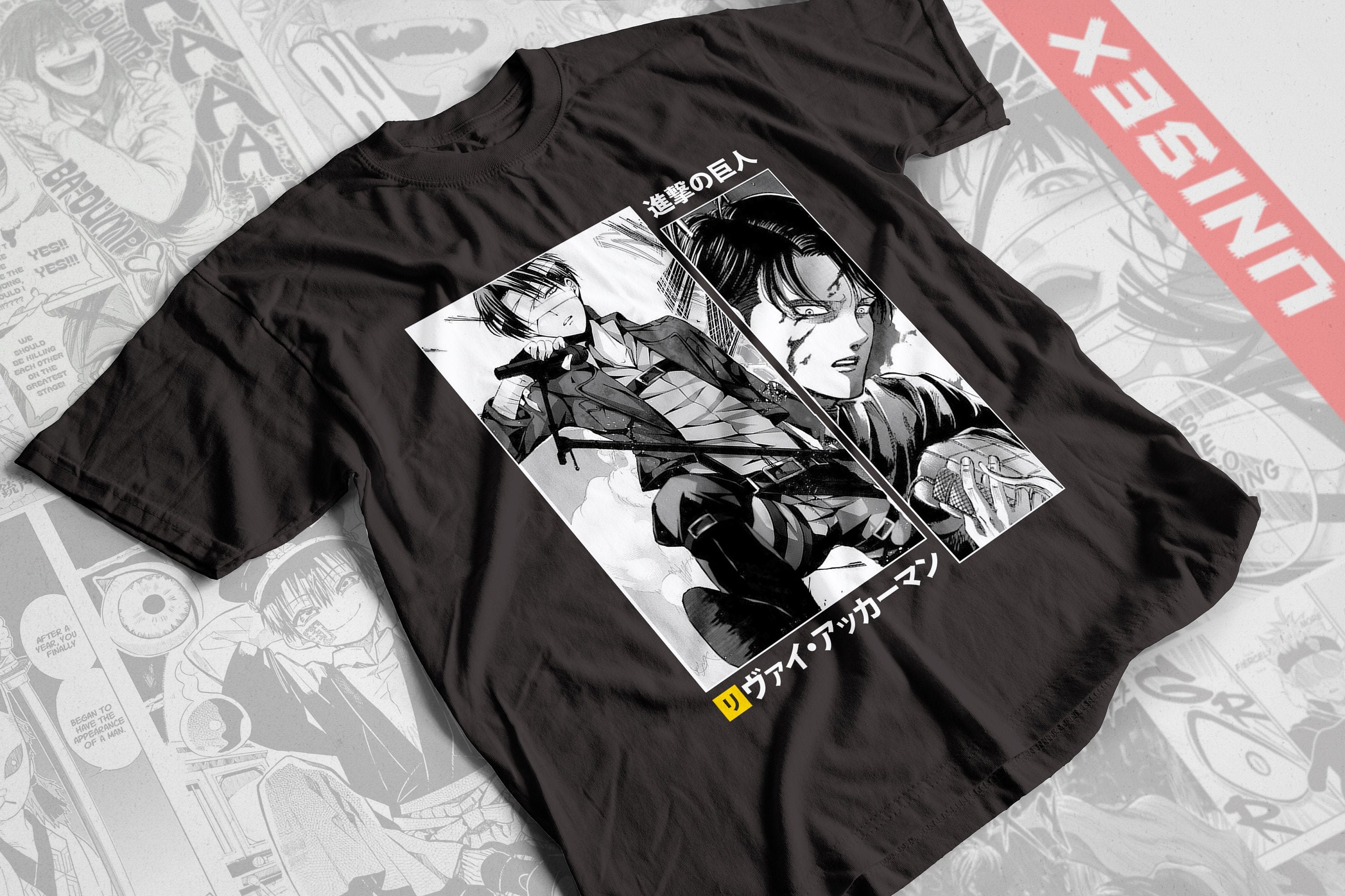 Levi Attack on Titan Shirt AOT Mikasa Eren Armin Unisex | Etsy